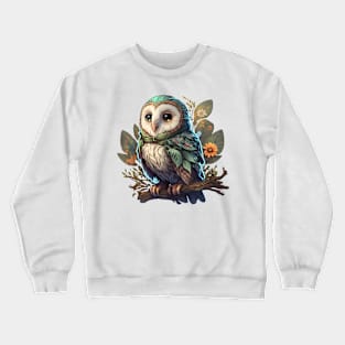 Forest Owl Crewneck Sweatshirt